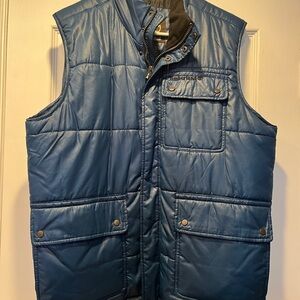 Timberland Men's Quilted Blue Vest
